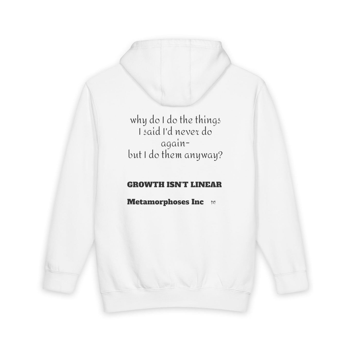 Hoodie — "Better Than That" Growth Isn’t Linear Inspirational Hooded Sweatshirt