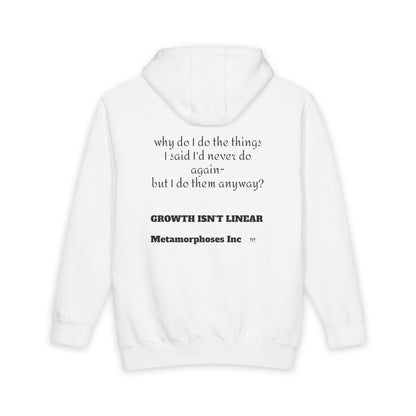 Hoodie — "Better Than That" Growth Isn’t Linear Inspirational Hooded Sweatshirt
