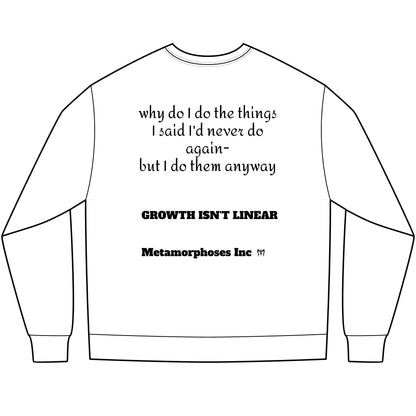 Long Sleeve Tee — "I’m Better Than That" / "Growth Isn’t Linear" Inspirational Shirt