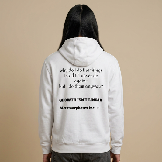 Hoodie — "Better Than That" Growth Isn’t Linear Inspirational Hooded Sweatshirt