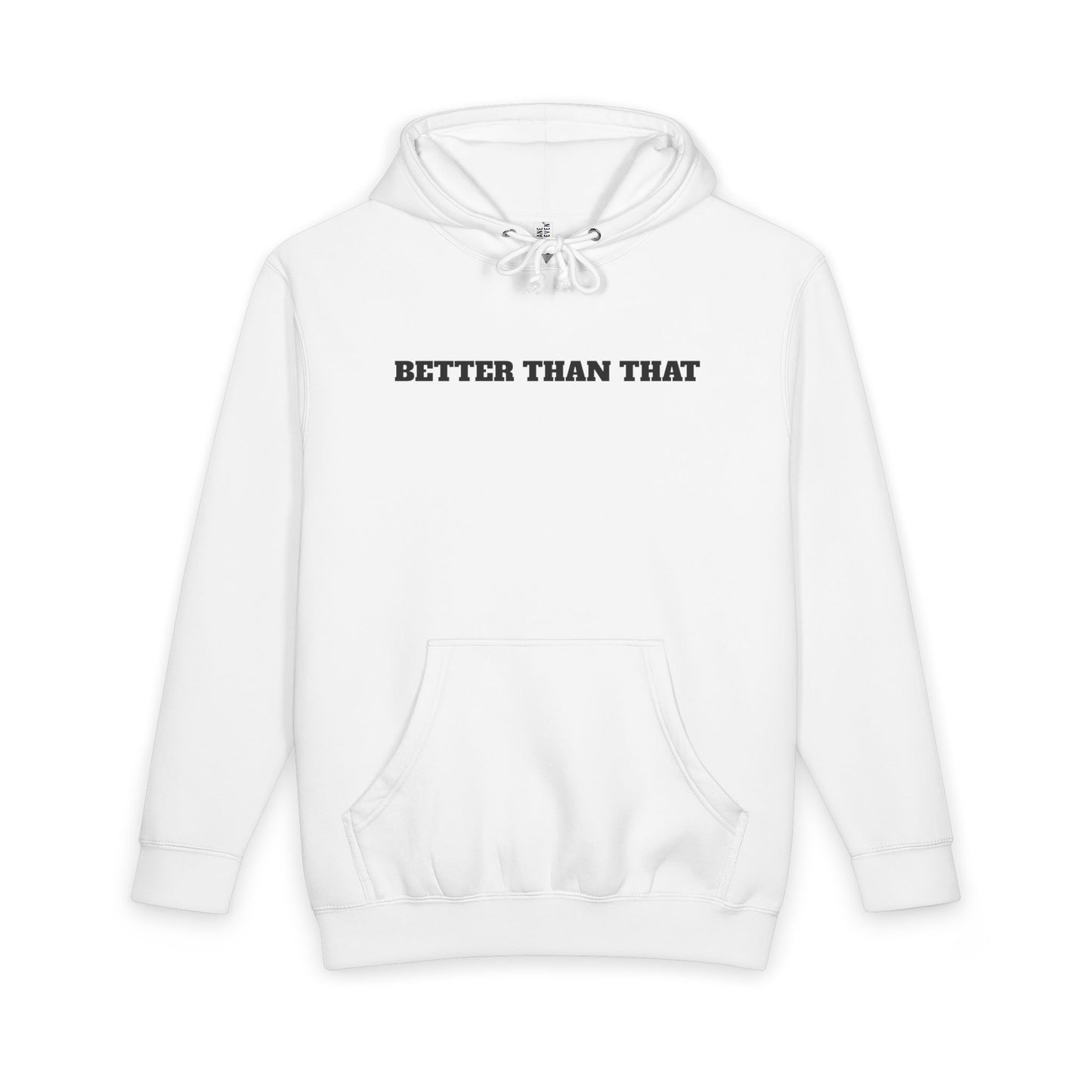 Hoodie — "Better Than That" Growth Isn’t Linear Inspirational Hooded Sweatshirt